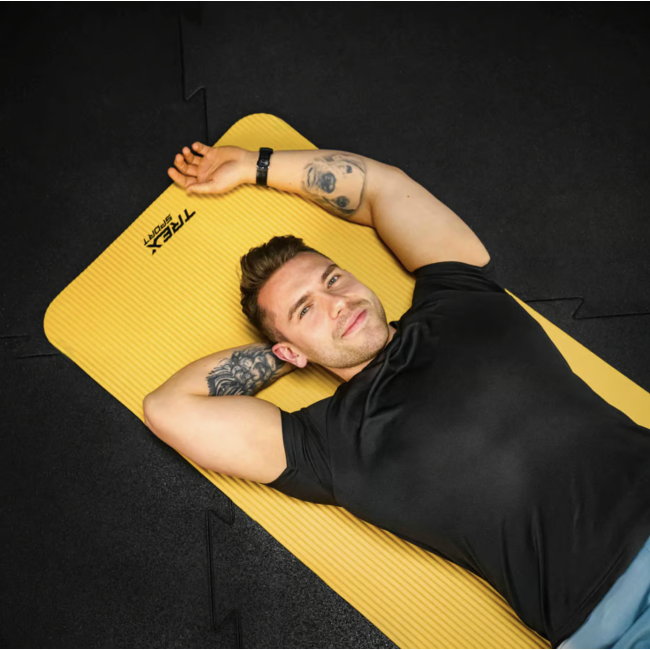 Коврик для йоги Trex Sport TX-018NGM NBR 1см 180х60 желтый