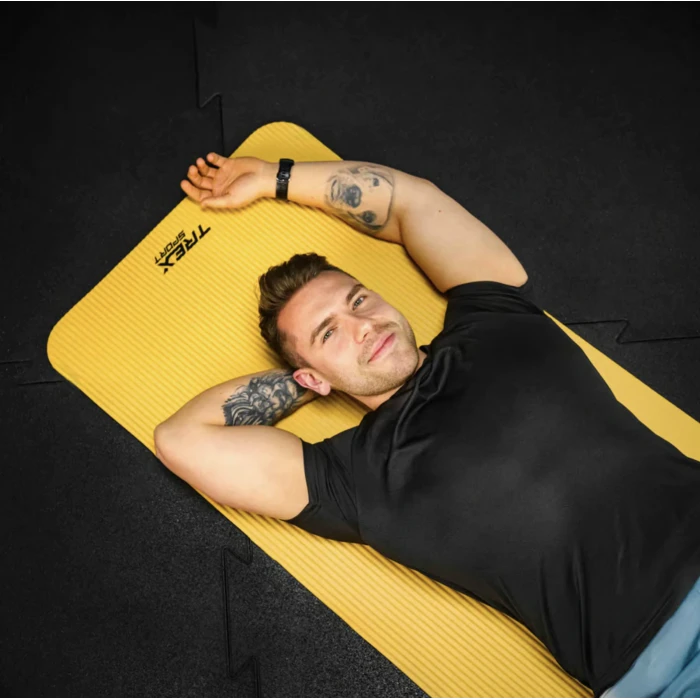 Коврик для йоги Trex Sport TX-018NGM NBR 1см 180х60 желтый