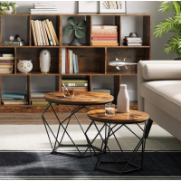 Комплект журнальных столиков Leobert Watson 2 шт в стиле Loft