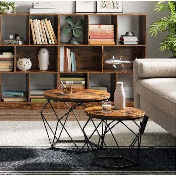 Комплект журнальних столиків Leobert Watson 2 шт в стилі Loft