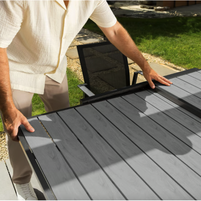 Стол Di Volio Comlo раздвижной серый