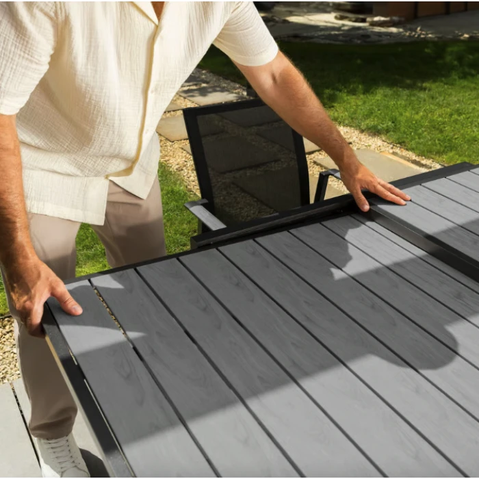 Стол Di Volio Comlo раздвижной серый