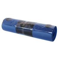 Мат для фітнесу з отворами York Fitness NBR 1см синій