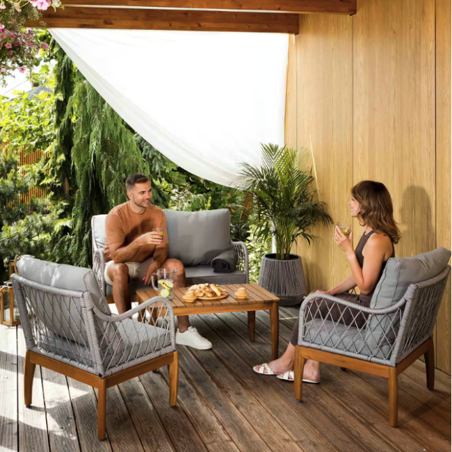 Комплект садовой мебели Di Volio Ragio серый