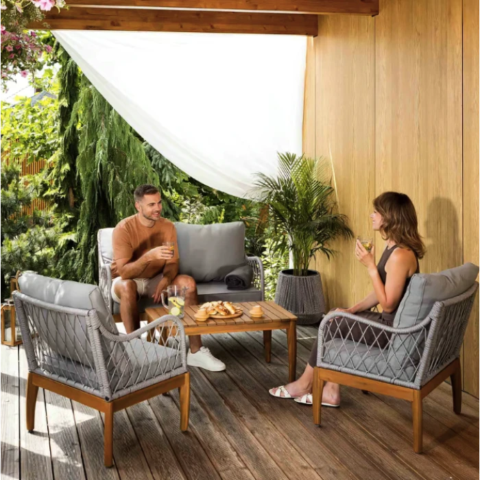 Комплект садових меблів Di Volio Ragio сірий