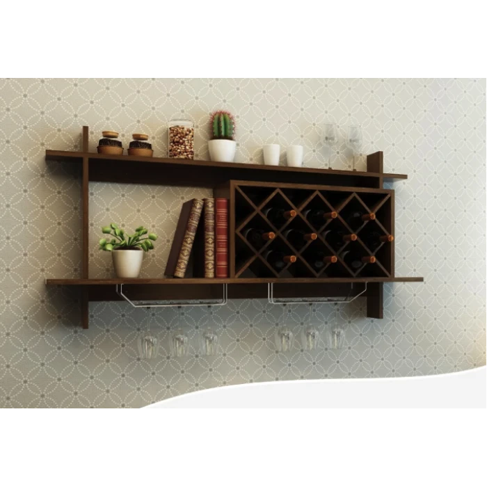 Настенная винная стойка Costway Kasta в стиле Loft