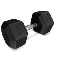 Гантеля шестигранная прорезиненная TX-250RD Trex Sport 25кг