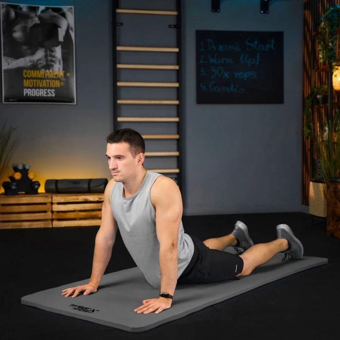 Коврик для йоги Trex Sport TX-029NGM NBR 2см 190х80 серый