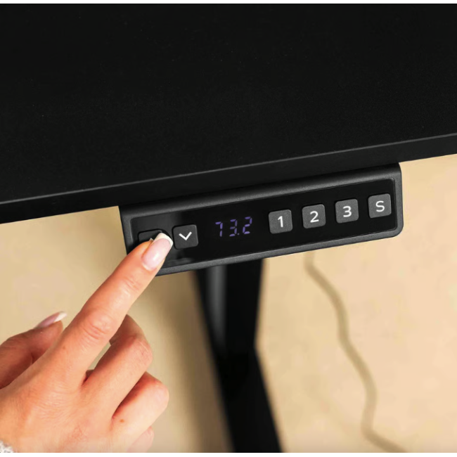 Компьютерный стол с регулируемой высотой Di Volio Rapalo черный