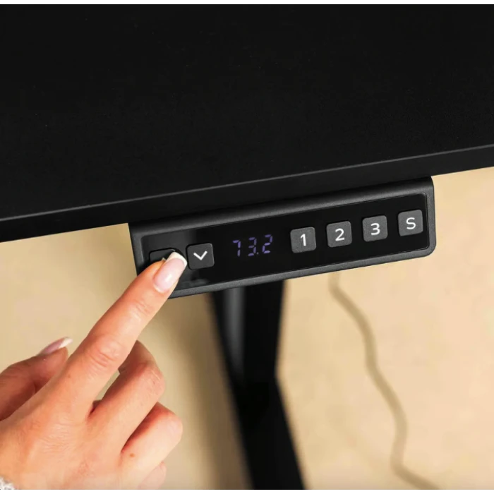 Компьютерный стол с регулируемой высотой Di Volio Rapalo черный