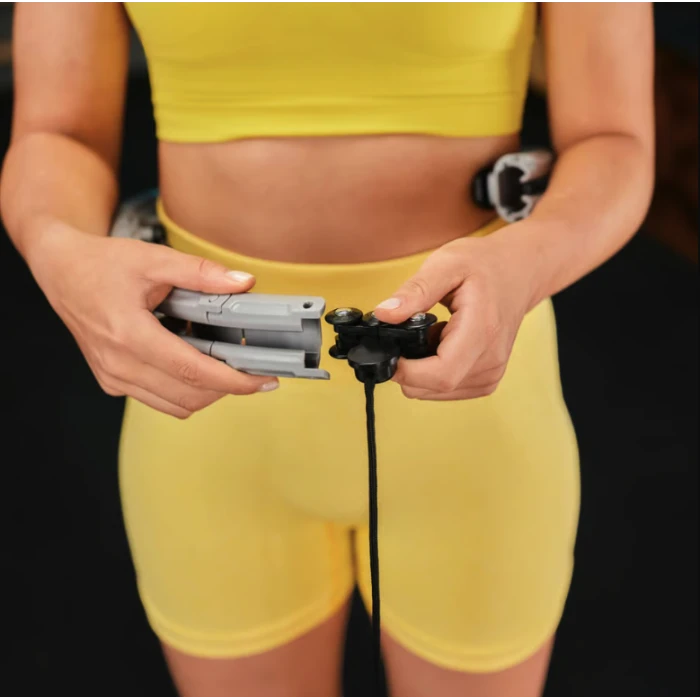 Хулахуп Trex Sport TX-010CHH массажный с утяжелителем серый