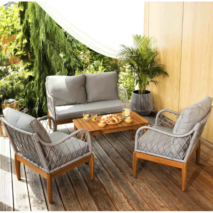 Комплект садових меблів Di Volio Ragio сірий