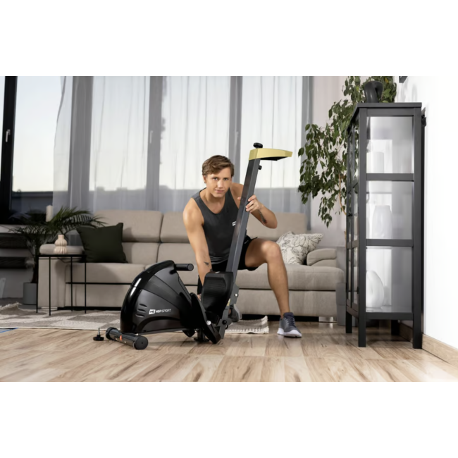 Гребной тренажер Hop-Sport HS-030R Boost золотистый