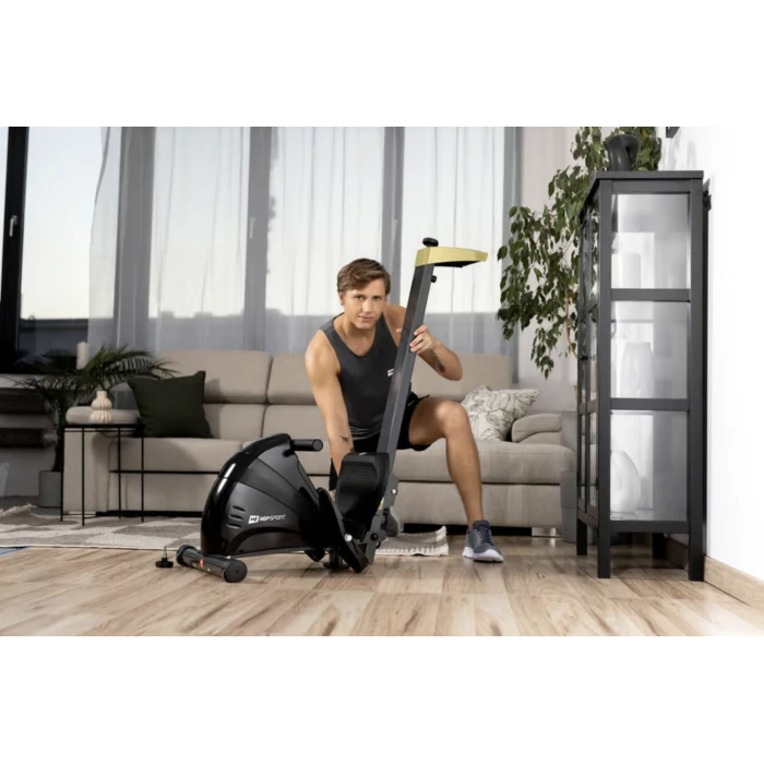 Гребной тренажер Hop-Sport HS-030R Boost золотистый