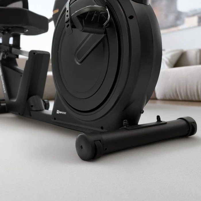 Горизонтальний велотренажер Hop-Sport HS-5000L Ranker чорно-золотистий