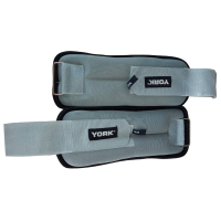 Обважнювачі York Fitness Soft для рук і ніг 2х1кг сірий