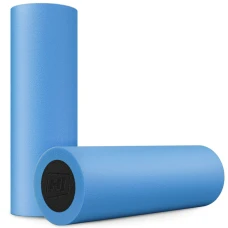 Масажний ролик (валик, роллер) Hop-Sport EPE 45см блакитно-чорний