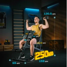 Лавка тренувальна Trex Sport TX-200B із партою Скотта