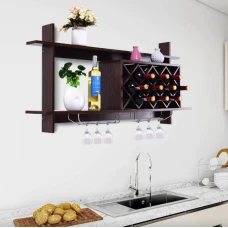 Настенная винная стойка Costway Kasta в стиле Loft