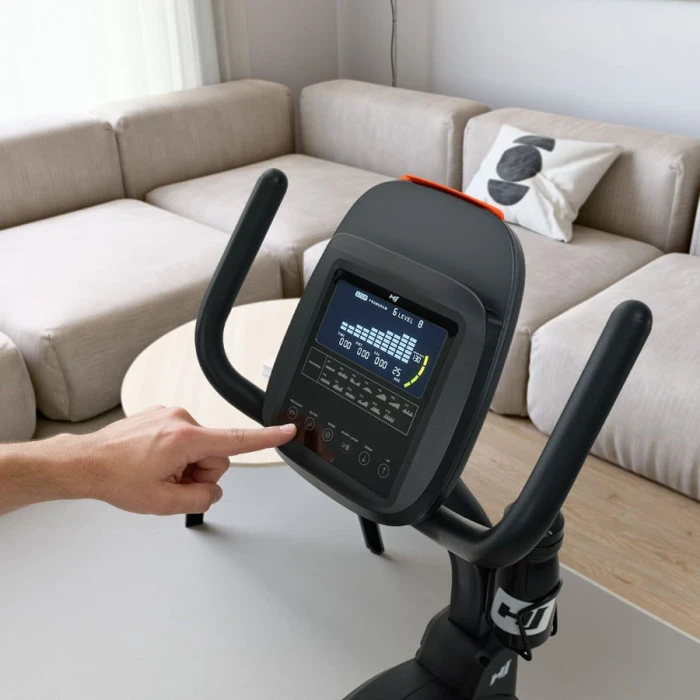 Горизонтальний велотренажер Hop-Sport HS-5000L Ranker чорно-золотистий