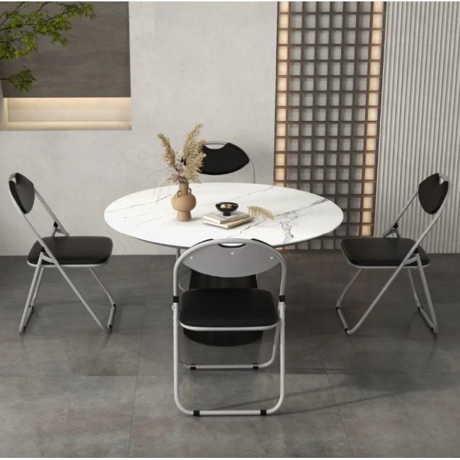 Комплект стільців складаних Costway Moro з переносною ручкою 4 штуки