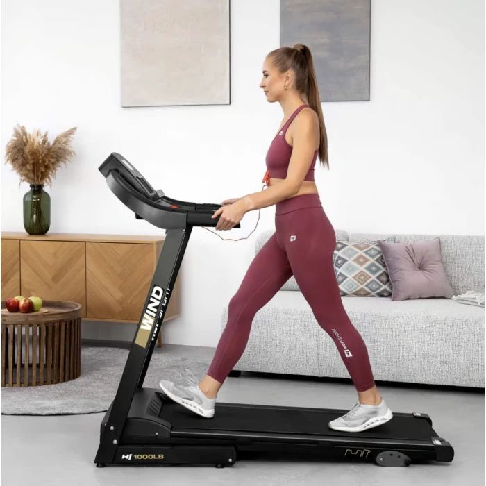 Бігова доріжка Hop-Sport HS-1000LB Wind сірий