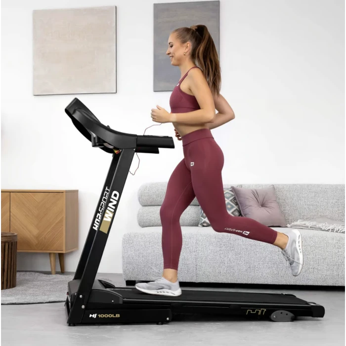 Бігова доріжка Hop-Sport HS-1000LB Wind сірий