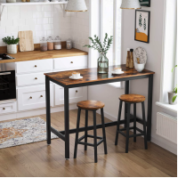 Барный стул Leobert Halmar 2 штуки в стиле Loft коричневый