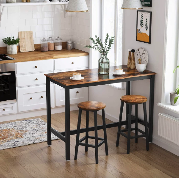 Барний стілець Leobert Halmar 2 штуки в стилі Loft коричневий