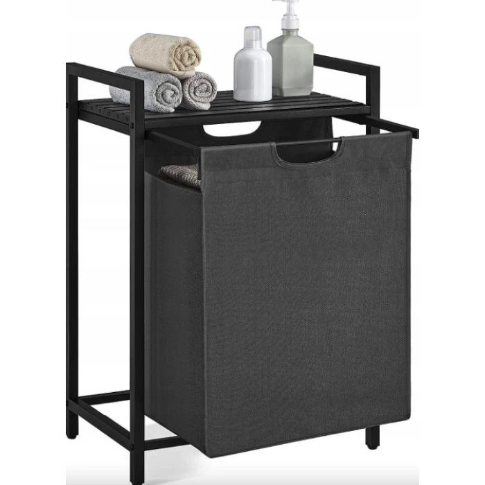 Корзина для белья Leobert Napoli 65 л в стиле Loft серый