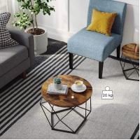 Комплект журнальных столиков Leobert Watson 2 шт в стиле Loft