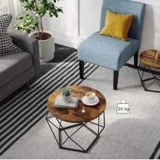 Комплект журнальних столиків Leobert Watson 2 шт в стилі Loft