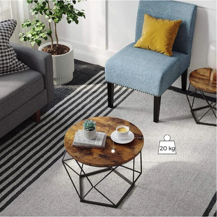 Комплект журнальних столиків Leobert Watson 2 шт в стилі Loft