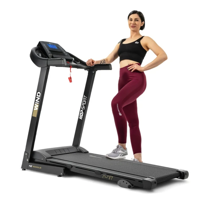 Бігова доріжка Hop-Sport HS-1000LB Wind сірий