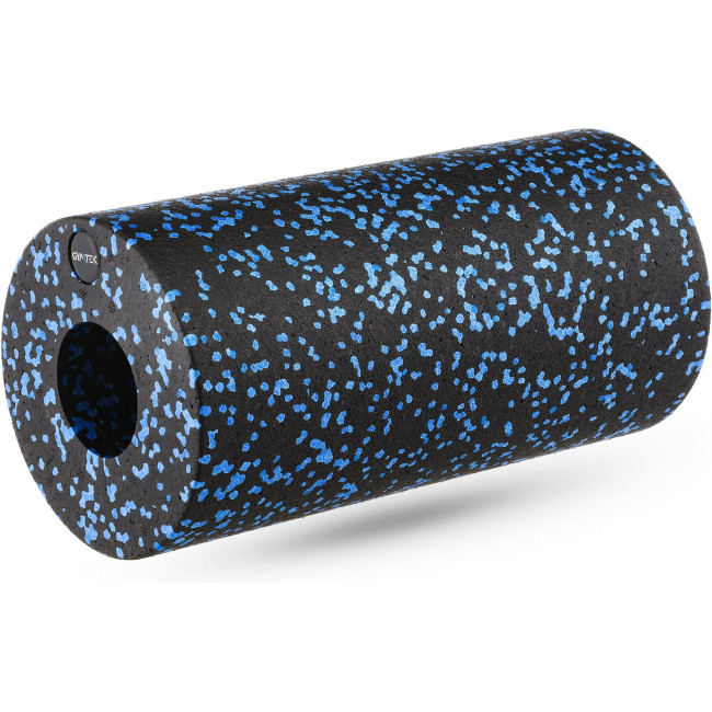Масажний ролик Gymtek для йоги та фітнесу EPP 30*15см чорно-синій