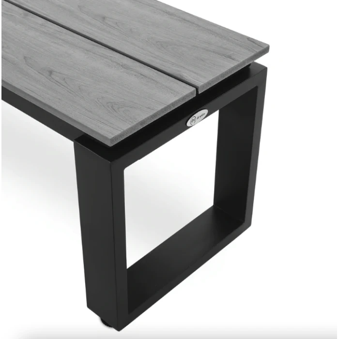 Садовая скамейка (на кладбище) Di Volio Pisa 160см серый