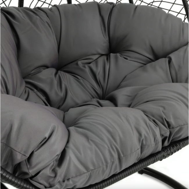 Підвісне крісло-кокон Di Volio Foggio двомісне чорний