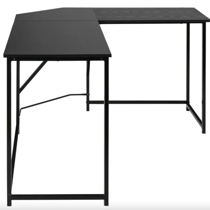 Компьютерный стол Costway Rubin L-образный в стиле Loft черный