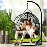 Подвесное кресло-кокон Di Volio Foggio двухместное черный