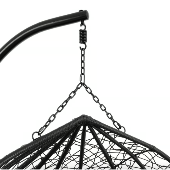 Підвісне крісло-кокон Di Volio Foggio двомісне чорний