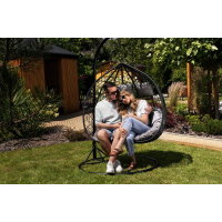 Подвесное кресло-кокон Di Volio Foggio двухместное черный