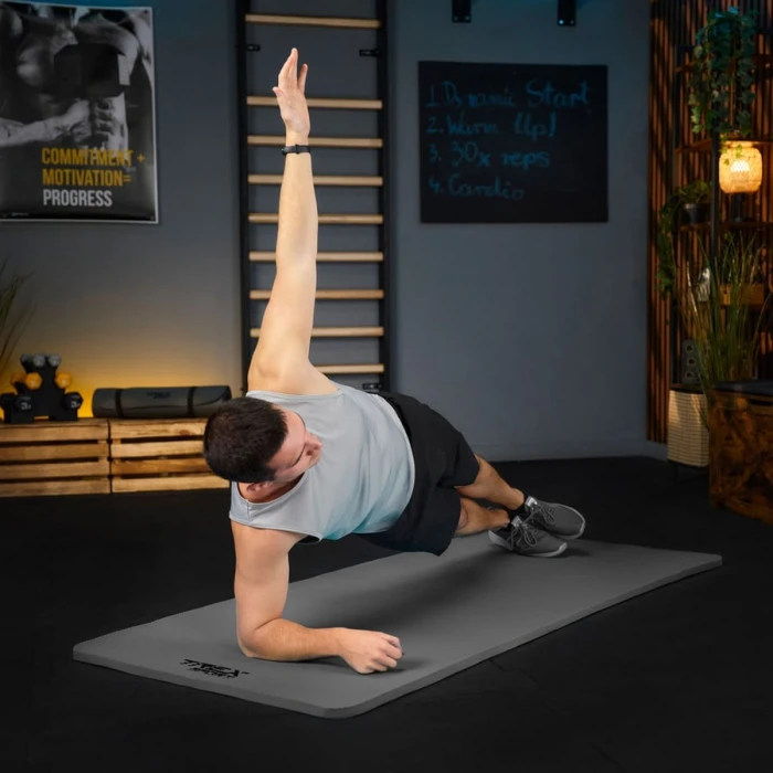 Коврик для йоги Trex Sport TX-029NGM NBR 2см 190х80 серый