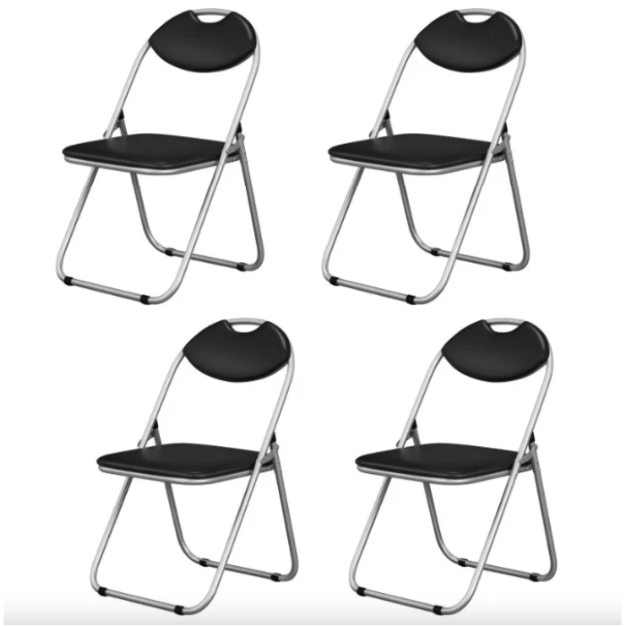 Комплект стільців складаних Costway Moro з переносною ручкою 4 штуки