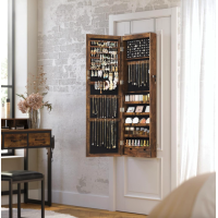 Зеркало-шкаф Leobert Kors с подсветкой в стиле Loft коричневый