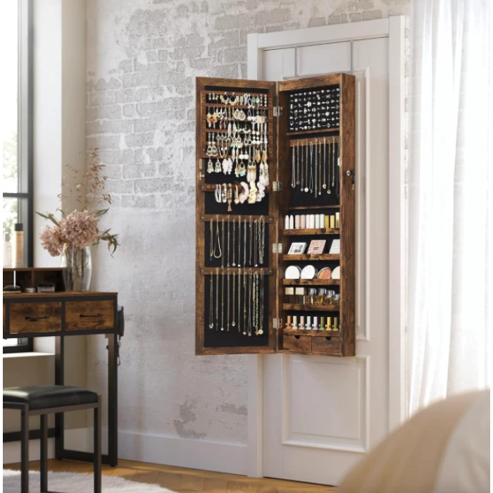 Дзеркало-шафа Leobert Kors з підсвіткою в стилі Loft коричневий