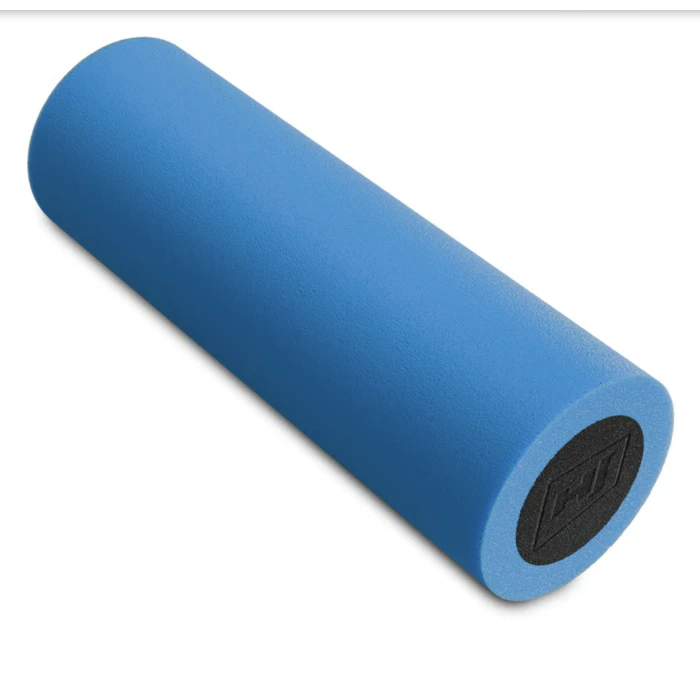 Масажний ролик (валик, роллер) Hop-Sport EPE 45см блакитно-чорний