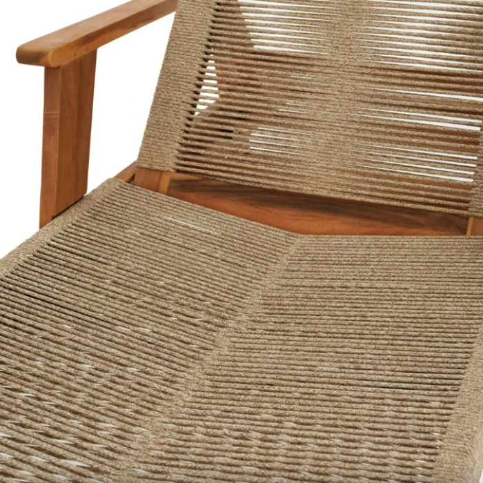 Садовый шезлонг Di Volio Alege из дерева бежевый.