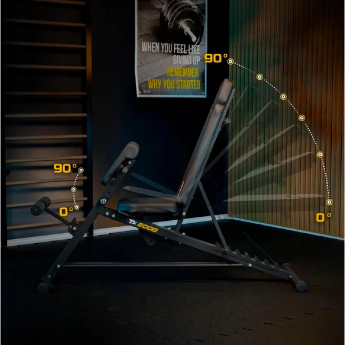 Скамейка тренировочная Trex Sport TX-200B с партой Скотта