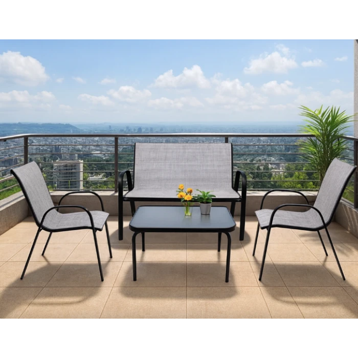 Комплект садових меблів Jumi FIESTA сірий