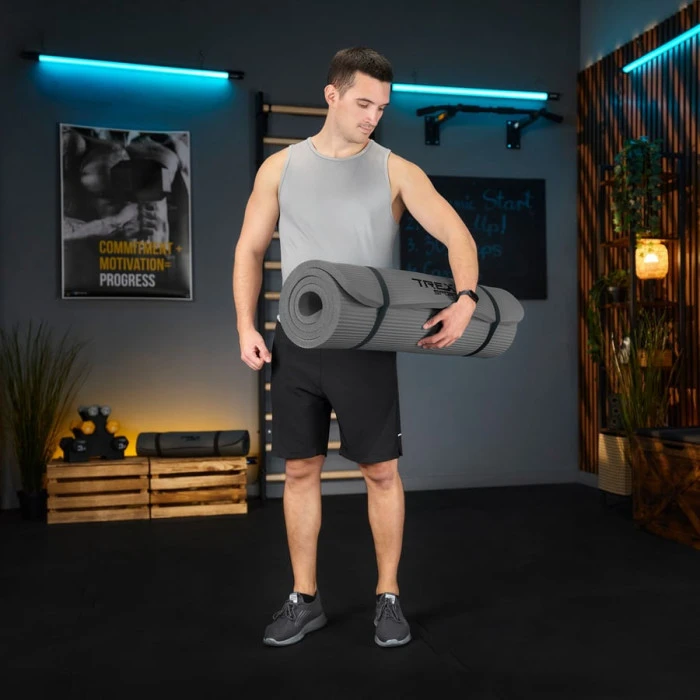 Коврик для йоги Trex Sport TX-029NGM NBR 2см 190х80 серый